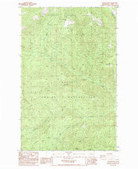 Sitdown Mtn Washington Historical topographic map, 1:24000 scale, 7.5 X 7.5 Minute, Year 1985