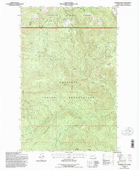 Sitdown Mtn. Washington Historical topographic map, 1:24000 scale, 7.5 X 7.5 Minute, Year 1992