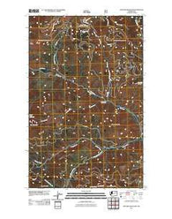 Sitdown Mountain Washington Historical topographic map, 1:24000 scale, 7.5 X 7.5 Minute, Year 2011