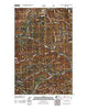 Sitdown Mountain Washington Historical topographic map, 1:24000 scale, 7.5 X 7.5 Minute, Year 2011