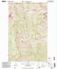 Skagit Peak Washington Historical topographic map, 1:24000 scale, 7.5 X 7.5 Minute, Year 2002