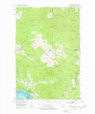 Skamokawa Washington Historical topographic map, 1:62500 scale, 15 X 15 Minute, Year 1953