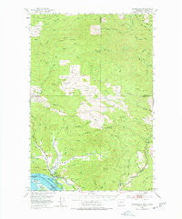 Skamokawa Washington Historical topographic map, 1:62500 scale, 15 X 15 Minute, Year 1953