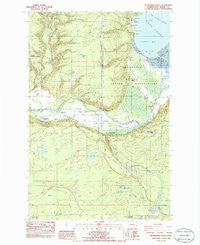Skokomish Valley Washington Historical topographic map, 1:24000 scale, 7.5 X 7.5 Minute, Year 1986