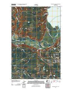 Skokomish Valley Washington Historical topographic map, 1:24000 scale, 7.5 X 7.5 Minute, Year 2011