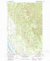Skookum Creek Washington Historical topographic map, 1:24000 scale, 7.5 X 7.5 Minute, Year 1968