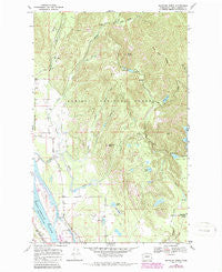 Skookum Creek Washington Historical topographic map, 1:24000 scale, 7.5 X 7.5 Minute, Year 1968