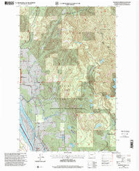 Skookum Creek Washington Historical topographic map, 1:24000 scale, 7.5 X 7.5 Minute, Year 1996
