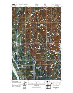 Skookum Creek Washington Historical topographic map, 1:24000 scale, 7.5 X 7.5 Minute, Year 2011