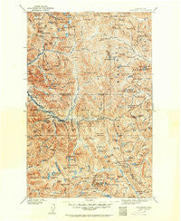 Skykomish Washington Historical topographic map, 1:125000 scale, 30 X 30 Minute, Year 1902