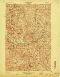 Skykomish Washington Historical topographic map, 1:125000 scale, 30 X 30 Minute, Year 1905