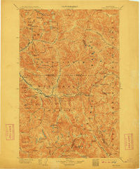 Skykomish Washington Historical topographic map, 1:125000 scale, 30 X 30 Minute, Year 1905