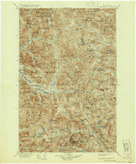Skykomish Washington Historical topographic map, 1:125000 scale, 30 X 30 Minute, Year 1905