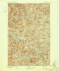 Skykomish Washington Historical topographic map, 1:125000 scale, 30 X 30 Minute, Year 1905
