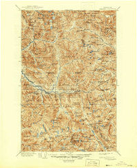 Skykomish Washington Historical topographic map, 1:125000 scale, 30 X 30 Minute, Year 1905