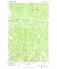 Skykomish Washington Historical topographic map, 1:24000 scale, 7.5 X 7.5 Minute, Year 1965