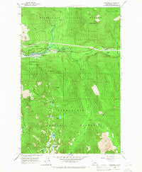 Skykomish Washington Historical topographic map, 1:24000 scale, 7.5 X 7.5 Minute, Year 1965
