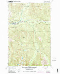 Skykomish Washington Historical topographic map, 1:24000 scale, 7.5 X 7.5 Minute, Year 1965