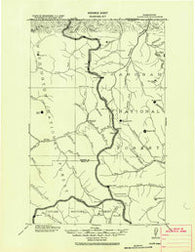 Slate Pass Washington Historical topographic map, 1:125000 scale, 30 X 30 Minute, Year 1920