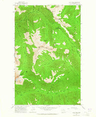 Slate Peak Washington Historical topographic map, 1:24000 scale, 7.5 X 7.5 Minute, Year 1963
