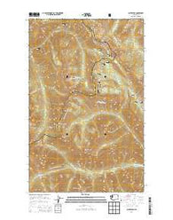 Slate Peak Washington Current topographic map, 1:24000 scale, 7.5 X 7.5 Minute, Year 2014