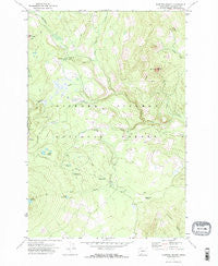 Sleeping Beauty Washington Historical topographic map, 1:24000 scale, 7.5 X 7.5 Minute, Year 1970
