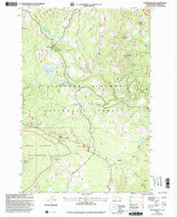 Sleeping Beauty Washington Historical topographic map, 1:24000 scale, 7.5 X 7.5 Minute, Year 1998