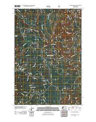 Sleeping Beauty Washington Historical topographic map, 1:24000 scale, 7.5 X 7.5 Minute, Year 2011