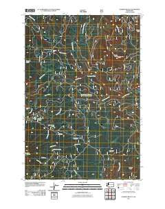 Sleeping Beauty Washington Historical topographic map, 1:24000 scale, 7.5 X 7.5 Minute, Year 2011