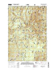 Sleeping Beauty Washington Current topographic map, 1:24000 scale, 7.5 X 7.5 Minute, Year 2014