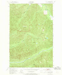 Slide Peak Washington Historical topographic map, 1:24000 scale, 7.5 X 7.5 Minute, Year 1950