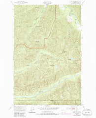 Slide Peak Washington Historical topographic map, 1:24000 scale, 7.5 X 7.5 Minute, Year 1950