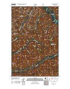 Slide Peak Washington Historical topographic map, 1:24000 scale, 7.5 X 7.5 Minute, Year 2011