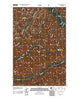 Slide Peak Washington Historical topographic map, 1:24000 scale, 7.5 X 7.5 Minute, Year 2011