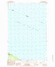 Slip Point Washington Historical topographic map, 1:24000 scale, 7.5 X 7.5 Minute, Year 1984
