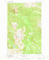 Sloan Peak Washington Historical topographic map, 1:24000 scale, 7.5 X 7.5 Minute, Year 1966