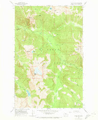 Sloan Peak Washington Historical topographic map, 1:24000 scale, 7.5 X 7.5 Minute, Year 1966