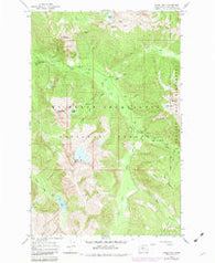 Sloan Peak Washington Historical topographic map, 1:24000 scale, 7.5 X 7.5 Minute, Year 1966