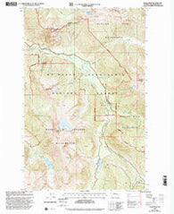 Sloan Peak Washington Historical topographic map, 1:24000 scale, 7.5 X 7.5 Minute, Year 1999