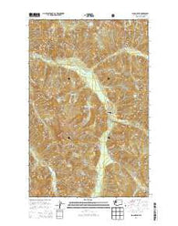 Sloan Peak Washington Current topographic map, 1:24000 scale, 7.5 X 7.5 Minute, Year 2014