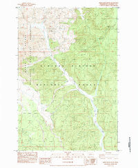 Smith Creek Butte Washington Historical topographic map, 1:24000 scale, 7.5 X 7.5 Minute, Year 1983