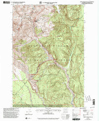 Smith Creek Butte Washington Historical topographic map, 1:24000 scale, 7.5 X 7.5 Minute, Year 1998
