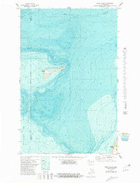 Smith Island Washington Historical topographic map, 1:24000 scale, 7.5 X 7.5 Minute, Year 1978