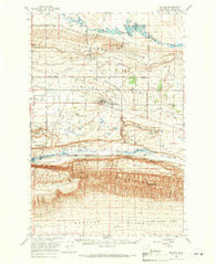 Smyrna Washington Historical topographic map, 1:62500 scale, 15 X 15 Minute, Year 1965