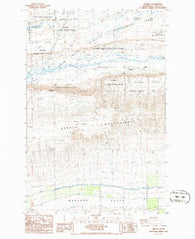 Smyrna Washington Historical topographic map, 1:24000 scale, 7.5 X 7.5 Minute, Year 1986