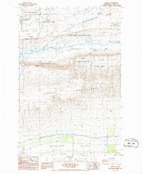 Smyrna Washington Historical topographic map, 1:24000 scale, 7.5 X 7.5 Minute, Year 1986