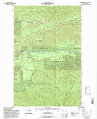 Snider Peak Washington Historical topographic map, 1:24000 scale, 7.5 X 7.5 Minute, Year 1995