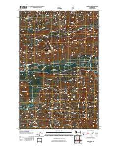 Snider Peak Washington Historical topographic map, 1:24000 scale, 7.5 X 7.5 Minute, Year 2011