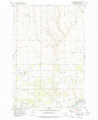 Snipes Creek Washington Historical topographic map, 1:24000 scale, 7.5 X 7.5 Minute, Year 1977
