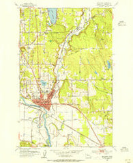 Snohomish Washington Historical topographic map, 1:24000 scale, 7.5 X 7.5 Minute, Year 1953